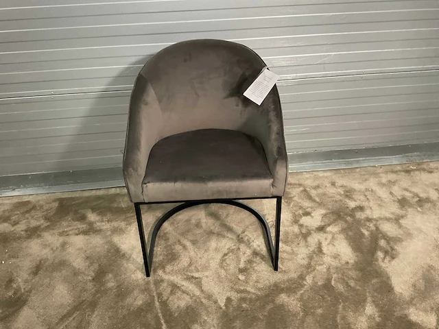 Rivièra maison lincoln velvet iii eetkamerstoel (4x) - afbeelding 10 van  16