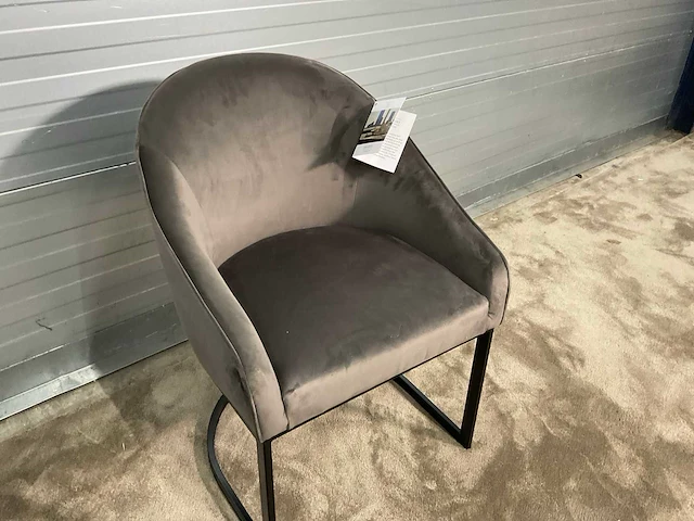 Rivièra maison lincoln velvet iii eetkamerstoel (4x) - afbeelding 16 van  16