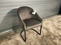 Rivièra maison lincoln velvet iii eetkamerstoel (6x) - afbeelding 12 van  16