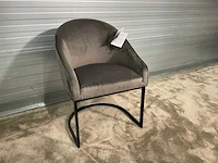 Rivièra maison lincoln velvet iii eetkamerstoel (6x) - afbeelding 13 van  16