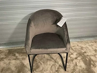 Rivièra maison lincoln velvet iii eetkamerstoel (6x) - afbeelding 15 van  16