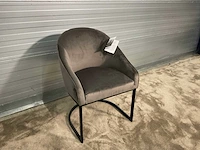 Rivièra maison lincoln velvet iii eetkamerstoel (6x) - afbeelding 9 van  16