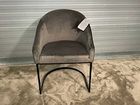 Rivièra maison lincoln velvet iii eetkamerstoel (6x) - afbeelding 14 van  16