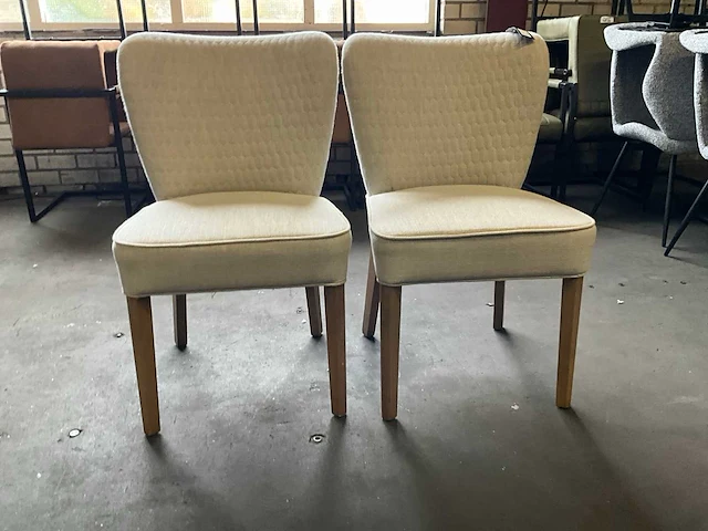 Riviera maison louise eetkamerstoel (2x) - afbeelding 1 van  9