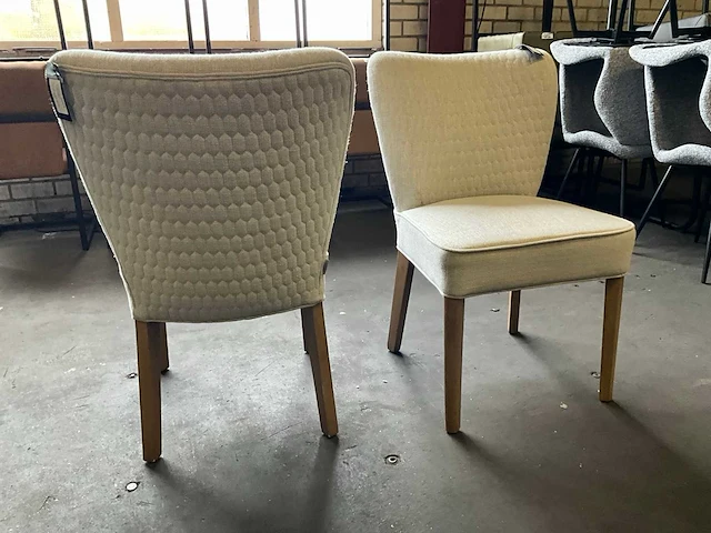 Riviera maison louise eetkamerstoel (2x) - afbeelding 7 van  9