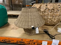 Rivièra maison marisol / rustic rattan hanglamp en tafellamp (2x) - afbeelding 3 van  3