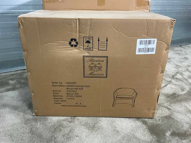Rivièra maison mohair 440 lounge stoel - afbeelding 6 van  14