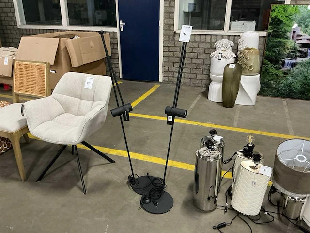 Rivièra maison morriston vloerlamp (2x) - afbeelding 1 van  3