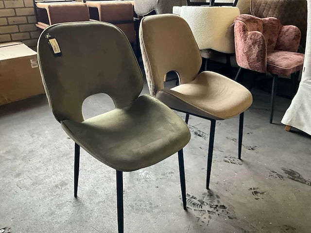 Riviera maison mr beekman eetkamerstoel (2x) - afbeelding 3 van  9