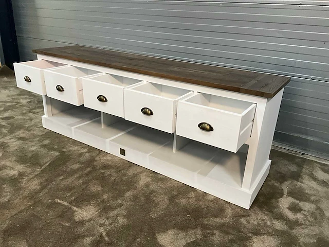 Rivièra maison newport flatscreen tv meubel - afbeelding 9 van  11