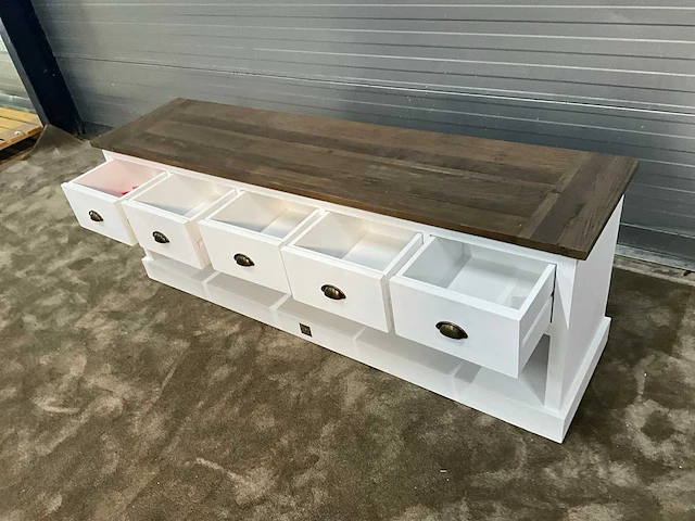 Rivièra maison newport flatscreen tv meubel - afbeelding 10 van  11