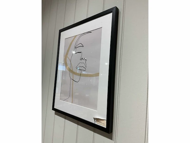 Rivièra maison paris model line drawing wanddecoratie - afbeelding 3 van  4