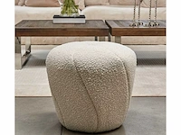 Rivièra maison perruche boucle poef - afbeelding 1 van  5