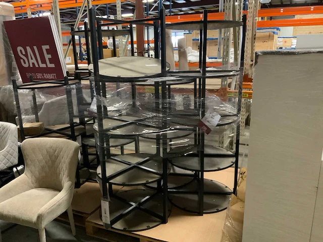 Rivièra maison presentatie rek / meubel (3x) - afbeelding 2 van  2