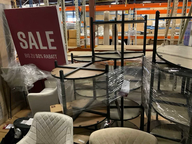 Rivièra maison presentatie rek / meubel (3x) - afbeelding 2 van  3