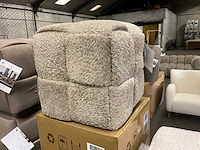 Rivièra maison qbic poef/voetenbankje - afbeelding 6 van  9