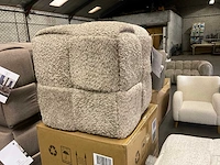 Rivièra maison qbic poef/voetenbankje - afbeelding 1 van  9