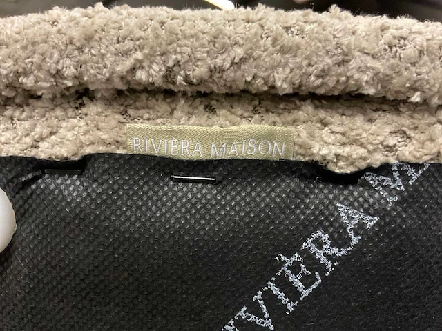 Rivièra maison qbic poef/voetenbankje - afbeelding 8 van  9