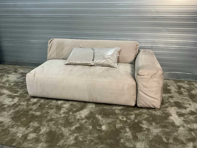 Rivièra maison raphael center xl suede loungebank - afbeelding 3 van  7