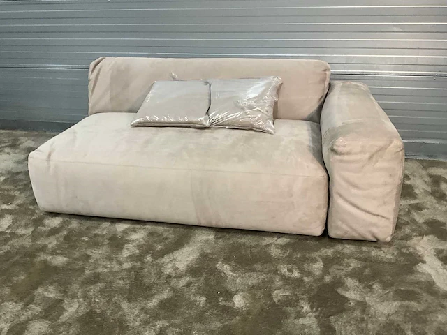Rivièra maison raphael center xl suede loungebank - afbeelding 4 van  7