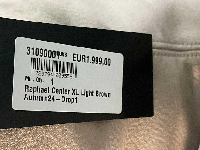Rivièra maison raphael center xl suede loungebank - afbeelding 7 van  7