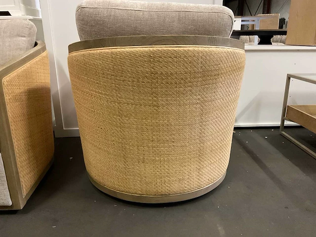 Rivièra maison rattan draaibare fauteuil (2x) - afbeelding 2 van  11