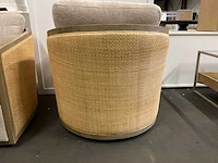 Rivièra maison rattan draaibare fauteuil (2x) - afbeelding 2 van  11