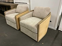 Rivièra maison rattan draaibare fauteuil (2x) - afbeelding 1 van  11