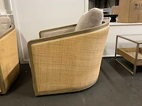 Rivièra maison rattan draaibare fauteuil (2x) - afbeelding 7 van  11