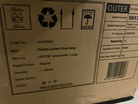 Rivièra maison rattan lumira vloerlamp - afbeelding 3 van  3