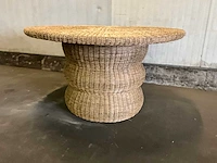 Riviera maison rieten eetkamertafel - afbeelding 2 van  6
