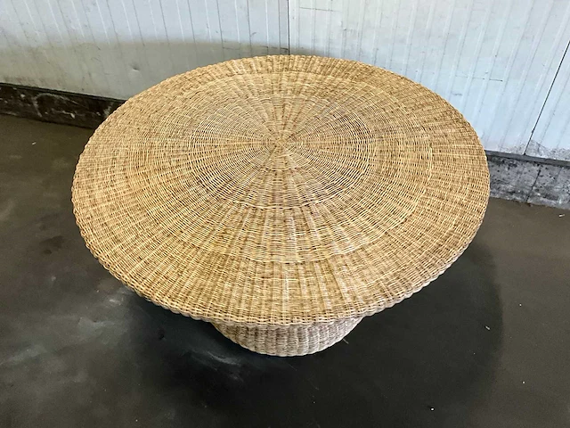 Riviera maison rieten eetkamertafel - afbeelding 5 van  6