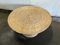 Riviera maison rieten eetkamertafel - afbeelding 5 van  6