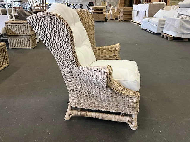 Riviera maison rieten fauteuil - afbeelding 6 van  10