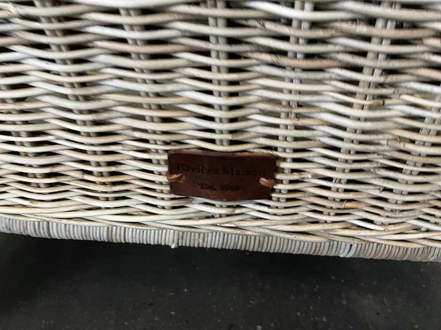 Riviera maison rieten fauteuil - afbeelding 10 van  10