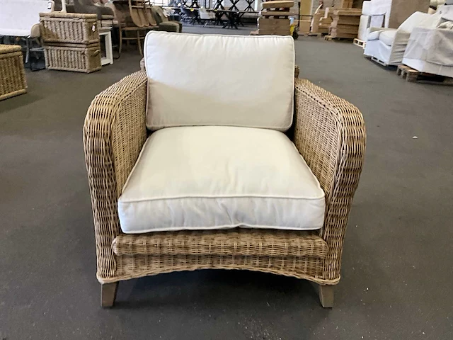 Riviera maison rieten fauteuil - afbeelding 3 van  10