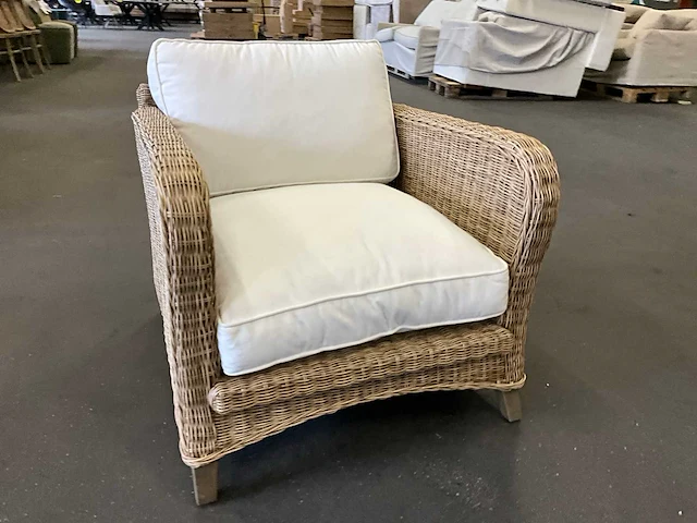 Riviera maison rieten fauteuil - afbeelding 4 van  10