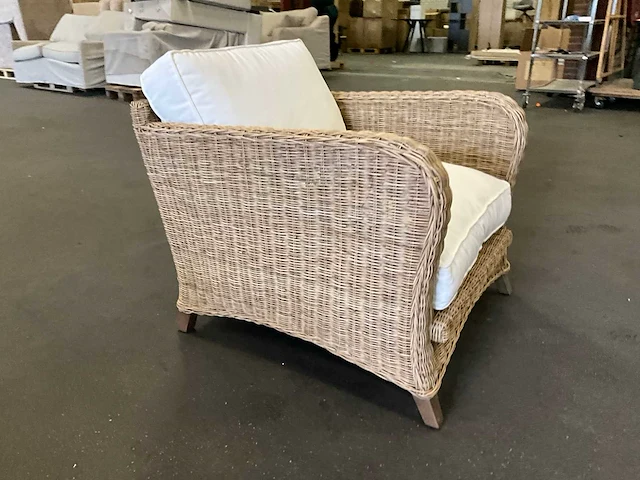 Riviera maison rieten fauteuil - afbeelding 6 van  10