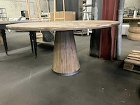 Riviera maison ronde eetkamertafel - afbeelding 2 van  8