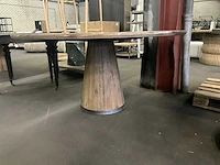 Riviera maison ronde eetkamertafel - afbeelding 3 van  8