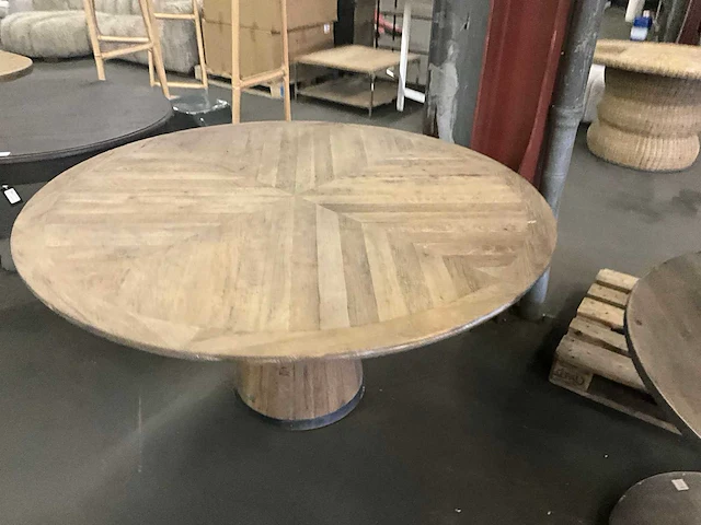 Riviera maison ronde eetkamertafel - afbeelding 5 van  8