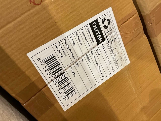 Rivièra maison rue de temple hanglamp - afbeelding 3 van  3