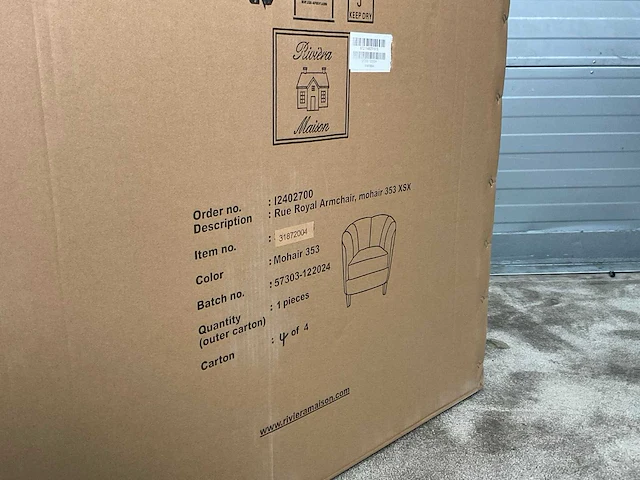 Rivièra maison rue royal fauteuil - afbeelding 5 van  13