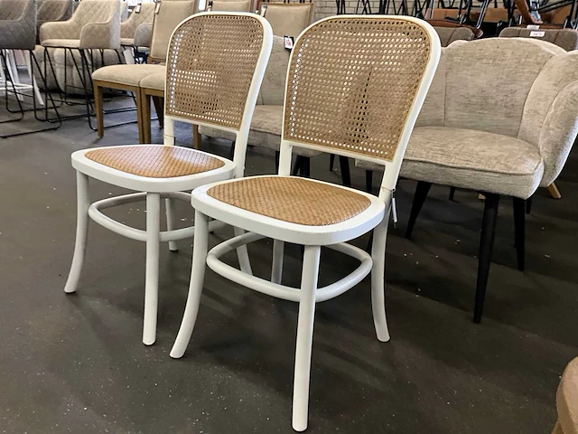 Riviera maison saint miquel houten eetkamerstoel - afbeelding 3 van  8