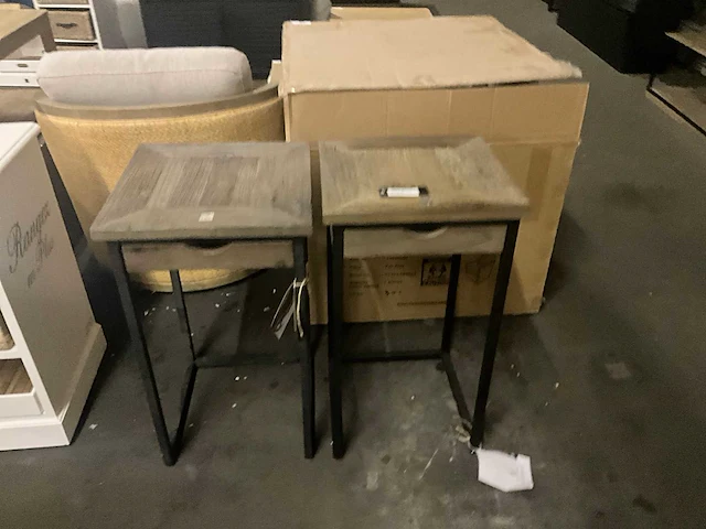 Riviera maison shelter island nachtkastje set van 2 - afbeelding 4 van  6