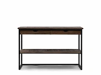 Rivièra maison shelter island side table met laden - afbeelding 3 van  6