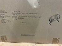Rivièra maison shelter island side table met laden - afbeelding 6 van  6