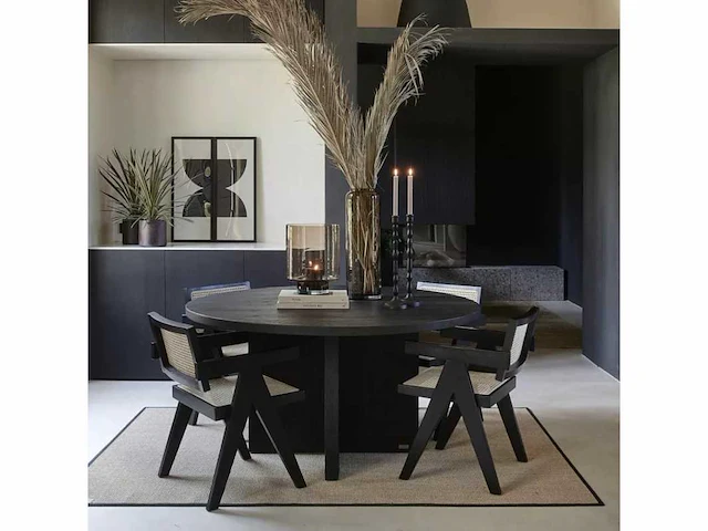 Rivièra maison sherwood ronde eetkamertafel 150 cm - afbeelding 2 van  7