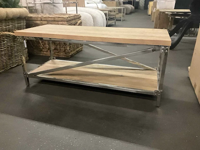 Riviera maison silver koffietafel - afbeelding 3 van  7