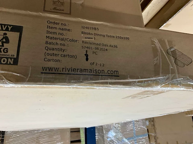 Rivièra maison siroko eetkamertafel - afbeelding 22 van  25